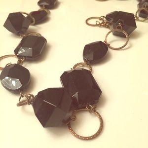 Black chunky necklace